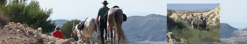 Riding in the Andalusian mountains